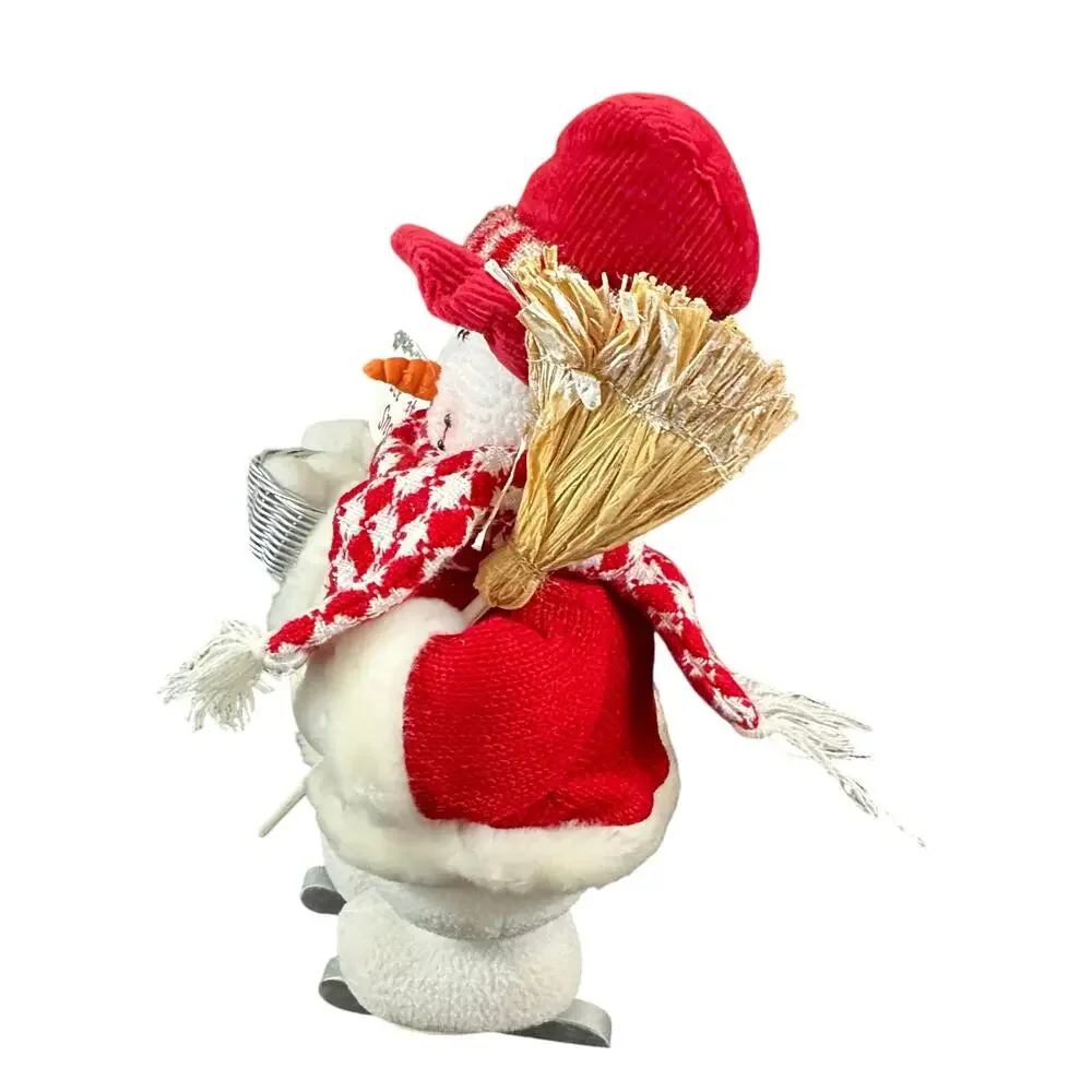 Fabric Skating Snowman Figure by Costco